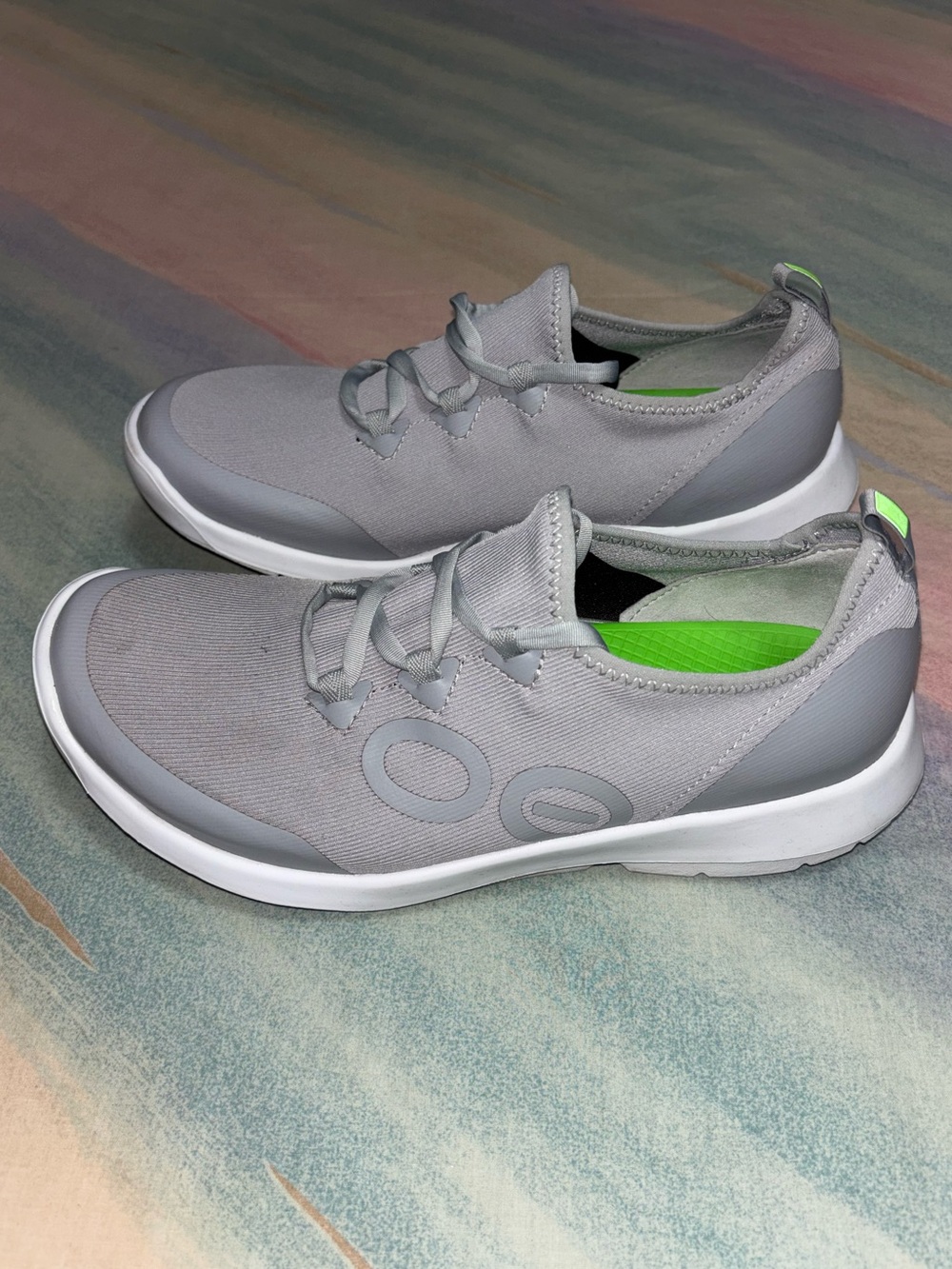 OOFOS Oomg Sport LS Sneaker Recovery Comfort Walking Shoes Men 10 Slate